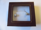 Pair of .925 Silver Earrings w/ Freshwater Pearls