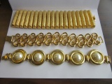Lot of 3 Cielo Gold-Tone Bracelets