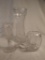 Lot of 3 crystal vases