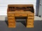 Wooden Desk with Rolling Cover 51