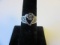 .925 Silver 2g Size 7 Heart and Floral Design Ring