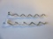 Pair of .925 Silver 3.6g Long Squiggly Earrings