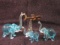 Lot of 4 Miniature Glass Animals