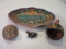 Lot of Colorful Ceramic Decor Items