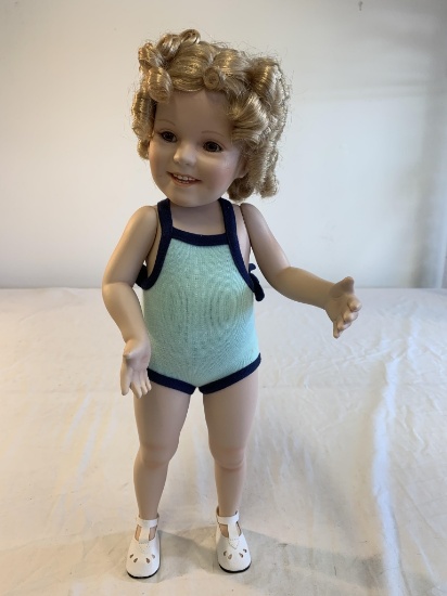 Shirley Temple Porcelain 17" Doll Bathing Beauty
