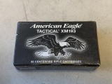 Box 20 American Eagle XM193 5.56x45mm Rifle Ammo