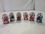 Lot of 6 Cloth Mouse Figurines