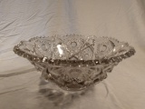 Large crystal salad bowl