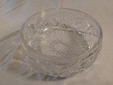 Crystal salad or serving bowl