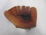 Vintage Leather Baseball Glove