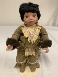 1993 Danbury Mint Native American Porcelain Doll