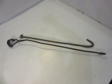 Pair of Cast Iron 3ft Long Farm Implements