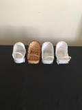 Four miniature baby buggies