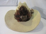 Je-Sal Hat With Feathers