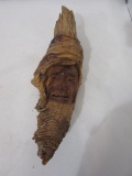 Ironwood Carved Bearded Face 27