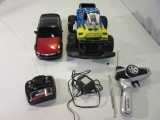 Ford Mustang and Monster Truck RC Cars