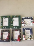 Lot of six Christmas frames