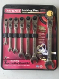 Seven piece socket wrench set