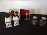 Lot of 3 salt and pepper shakers