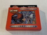 Harley Davidson Player Cards with Tin Case NEW