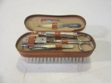 Leather Shoe Shining Kit and Brush