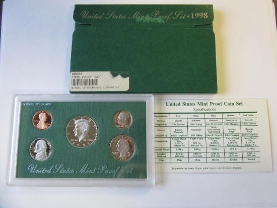 1998 United States Mint Proof Set