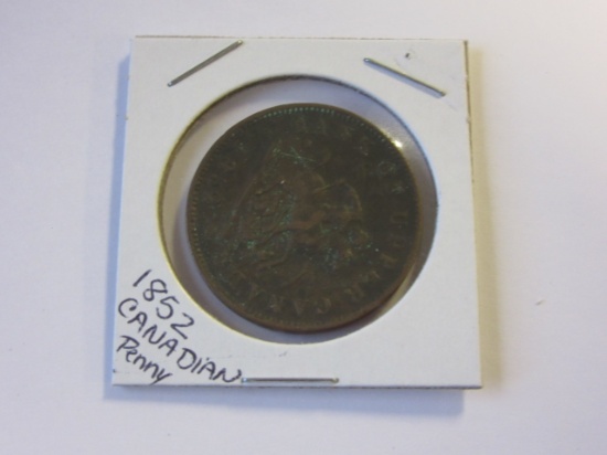 1852 Canadian Penny