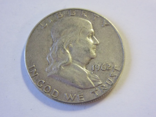 1962-D .90 Silver Franklin Half Dollar