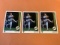 (3) DAVID WEST 1989 Upper Deck Baseball ROOKIES