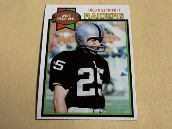 FRED BILETNIKOFF Raiders 1979 Topps Football Card