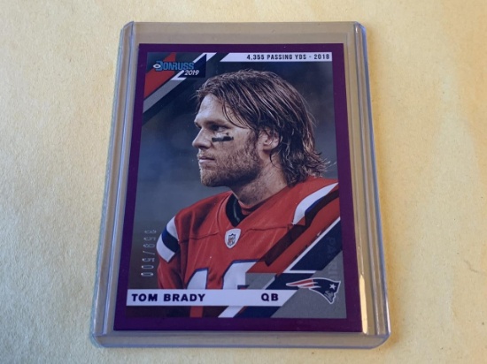 TOM BRADY 2019 Donruss Football 359/500 Card