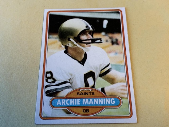 ARCHIE MANNING Saints 1980 Topps Football Card