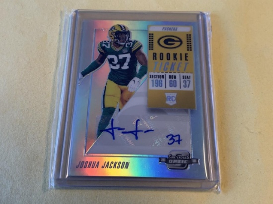 JOSHUA JOHNSON Packers 2018 Optic AUTOGRAPH RC