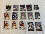 TIM SALMON Lot of 15 Baseball Cards