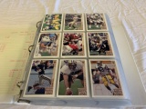 1992 Upper Deck Football Set 1-620 in binder