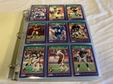 1992 Score Football Set 1-550 in binder