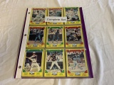 1982 Drake's Big Hitters Baseball Card Set (1-33)