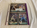 1984 Donruss Baseball Big Card Set 60 Cards 3 X 5