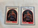 Lot of 2 DAVID ROBINSON 1989 Hoops ROOKIE Cards