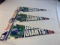 Lot of 3 Vintage New York GIANTS Football Pennants