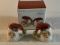 Fitz and Floyd  Holiday Santa Salt Pepper Shakers