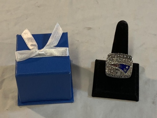 2001 New England Patriots Super Bowl Replica Ring