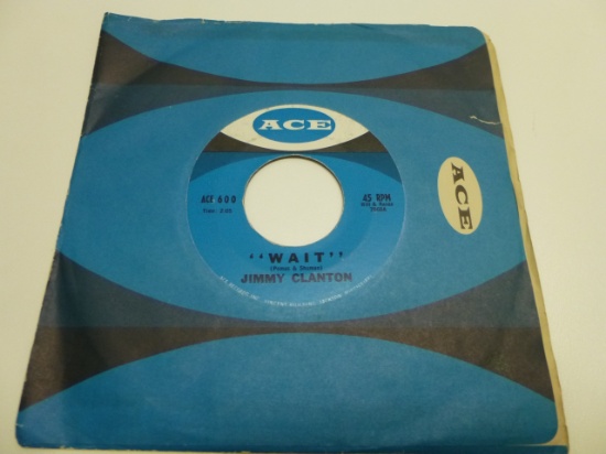 JIMMY CLANTON Wait 45 RPM Record 1960