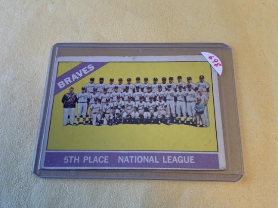 BRAVES Team Card 1966 Topps Baseball #326