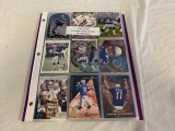 Lot of 100 Football Cards-Stars, Rookies, Inserts-