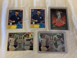 DEREK JETER Yankees Lot of 5 Baseball Cards