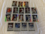 Lot of 17 20013 Select Baseball Cards with 4 AUTO