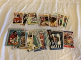 Lot of 35 Vintage Football Cards with ROOKIES
