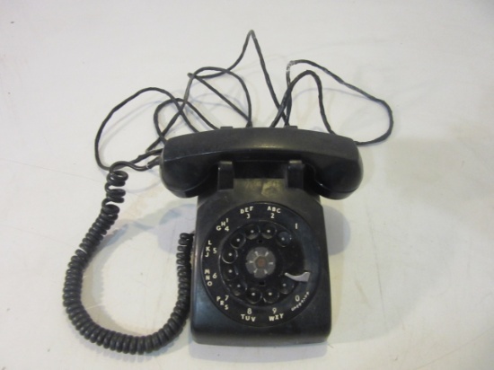 Vintage Western Electric Black Rotary Phone