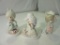 Lot of 3 Precious Moments Ceramic Figures 'To a Very Special Mom', 'Whos Gonna Fill Your Shoes'